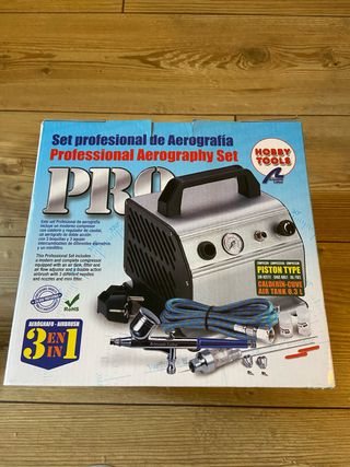 Set Profesional Aerografía PRO Artesanía Latina
