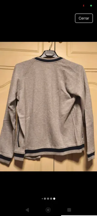 Sudadera niño Lacoste gris