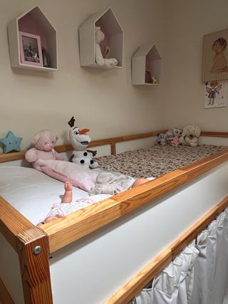 Cama Infantil Ikea Madera Blanca