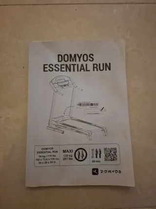 Cinta de correr Domyos