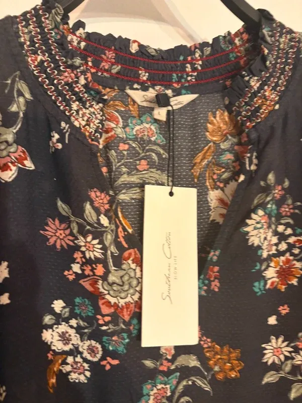 Vestido midi estampado Southern Cotton