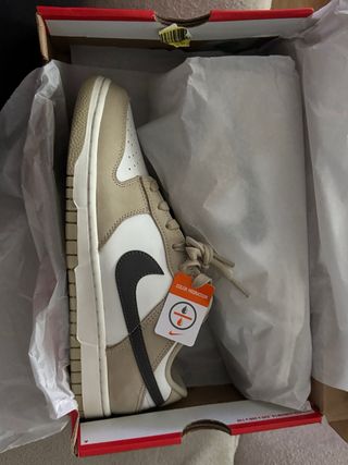 Zapatillas Nike Dunk Low Beige Blanco