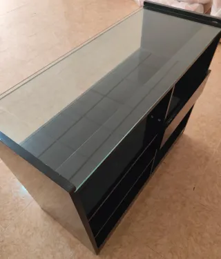 Mostrador Tienda Cristal Negro