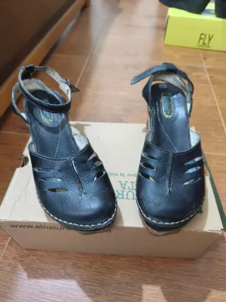 Sandalias El Naturalista Negras