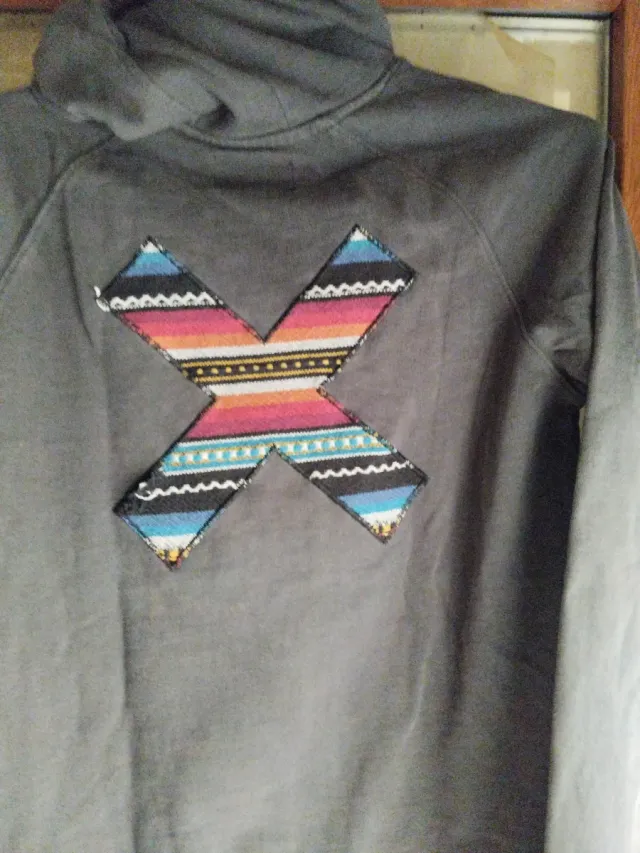 Sudadera Blue Banana gris y azul