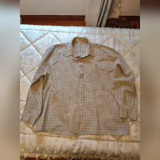 Camisa de cuadros hombre XXL