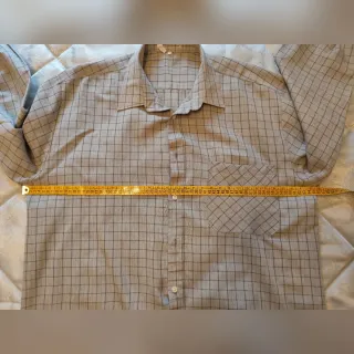 Camisa de cuadros hombre XXL