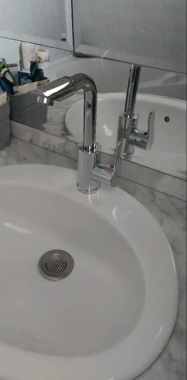 Grifo Cocina/Baño Giratorio Acero Inox