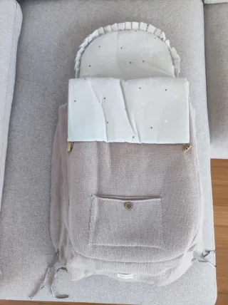 Carrito bebé. Neonato Puro. Silla + Capazo + Saco