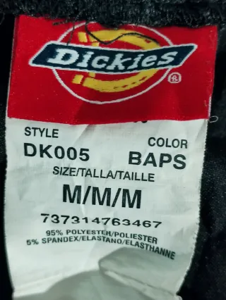Pantalón Dickies negro mujer trabajo verano