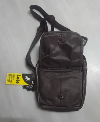 Bandolera "Lois" hombre piel marrón