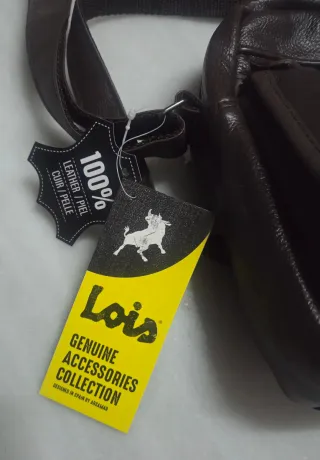 Bandolera "Lois" hombre piel marrón