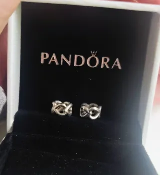 Separadores Pandora Corazón Plata