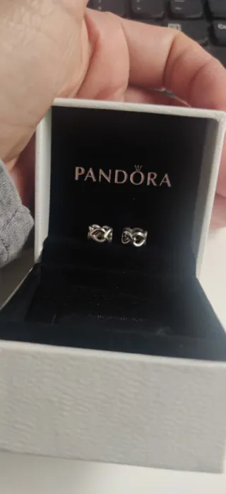 Separadores Pandora Corazón Plata