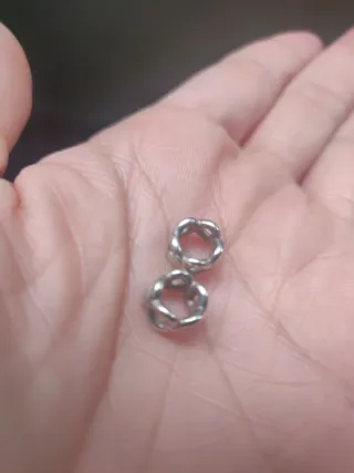 Separadores Pandora Corazón Plata