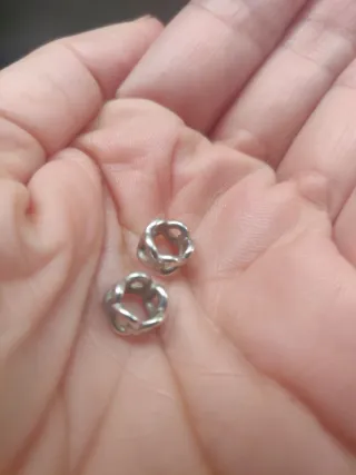 Separadores Pandora Corazón Plata