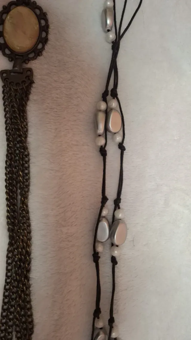 Cinturones mujer beige y plateado