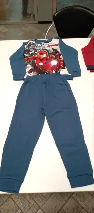 Pigiami caldo cotone 3/4 anni cm.104