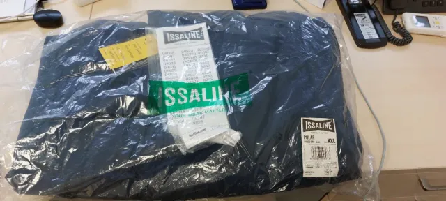 Chaqueta de hombre azul desmontable