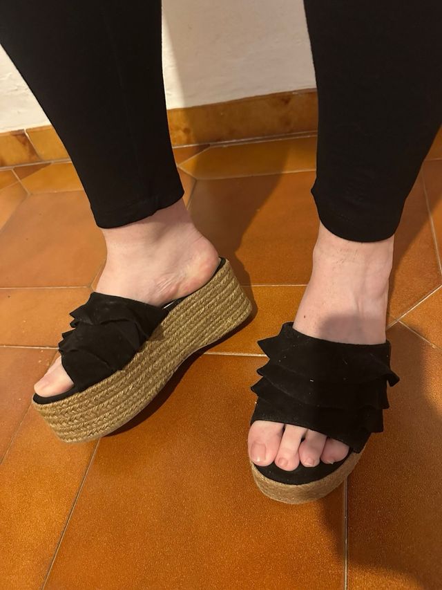 Cuñas de esparto plataforma