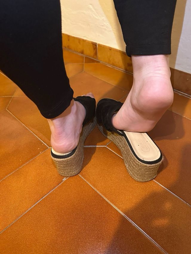 Cuñas de esparto plataforma