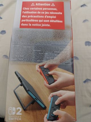 Nintendo Switch 2 Gris/Naranja 420€