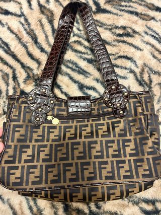 Bolso Fendi Marrón y Dorado