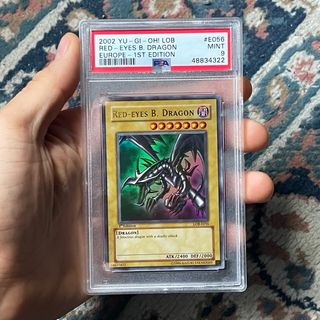 Drago Nero Occhi Rossi 1st Ed PSA 9