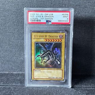Drago Nero Occhi Rossi 1st Ed PSA 9