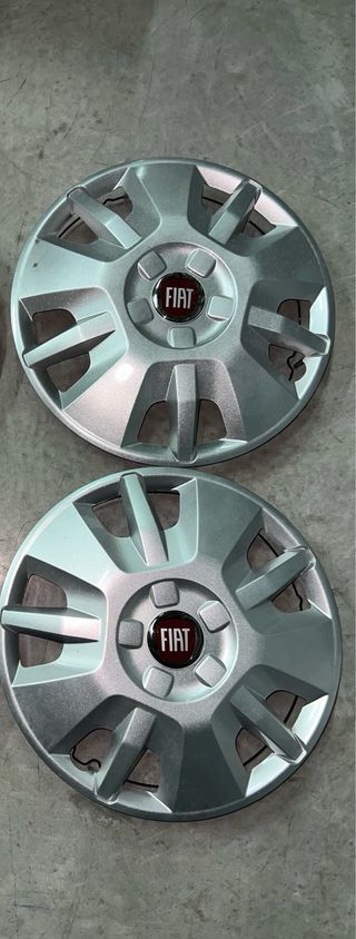 2 Tapacubos Fiat Originales 15 pulgadas
