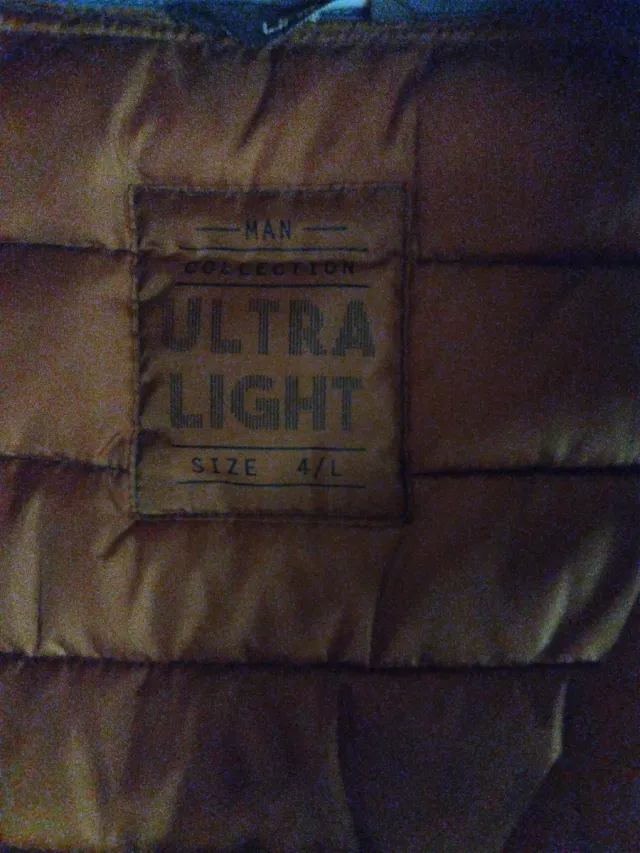 Chaleco acolchado gris talla única