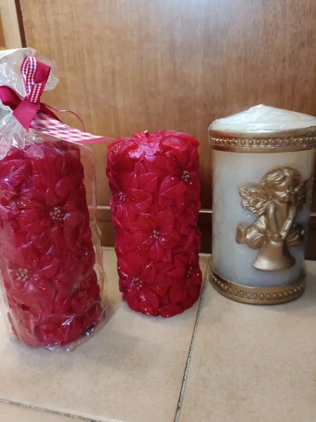 Candele Natalizie Decorative