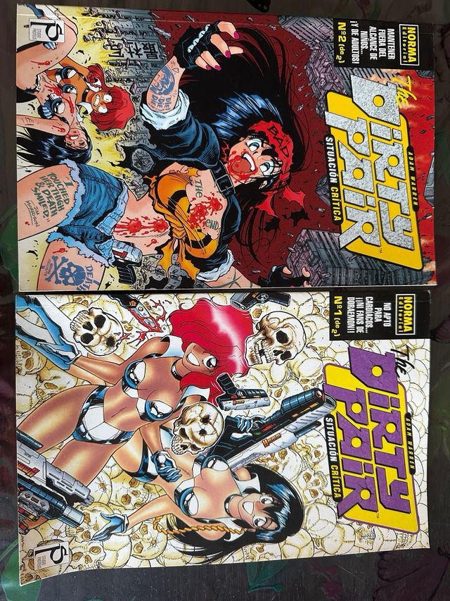 manga dirty pair 2 tomos completo descatalogado