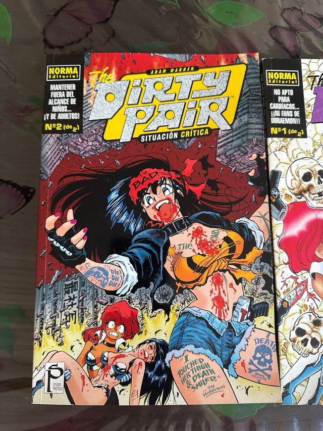 manga dirty pair 2 tomos completo descatalogado