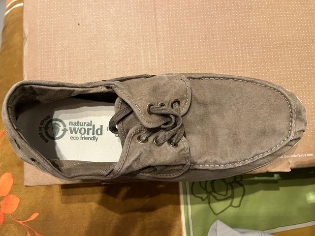 Zapatos Natural World Beige/Marrón