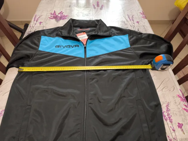 Givova Felpa Uomo Nera e Blu