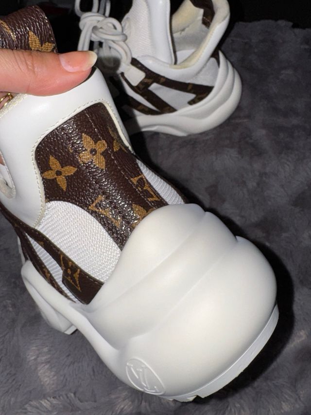 Bambas Louis Vuitton Blancas y Marrones