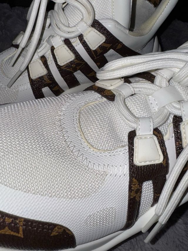 Bambas Louis Vuitton Blancas y Marrones