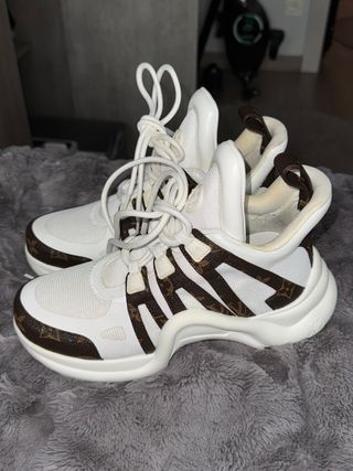 Bambas Louis Vuitton Blancas y Marrones