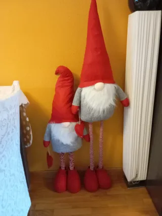 Duende de Navidad Grande y Pequeño