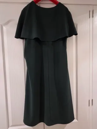 Vestido de fiesta verde oscuro