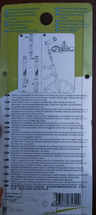 Adaptador Potencia Bicicleta 1"  marca B'Twin