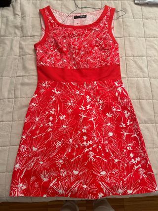 Liu Jo tubino rosso fantasia floreale