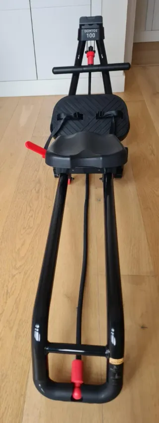 Máquina de remo plegable