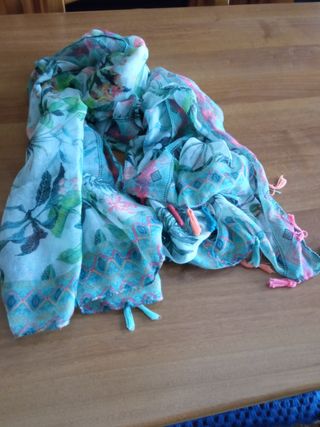 Pashmina donna fantasia floreale
