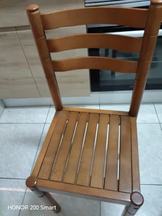 Mesa de cocina extensible madera