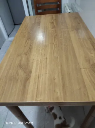 Mesa de cocina extensible madera