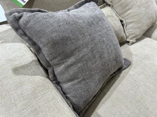 Sofá Cama Beige 365cm con Doble Arcón