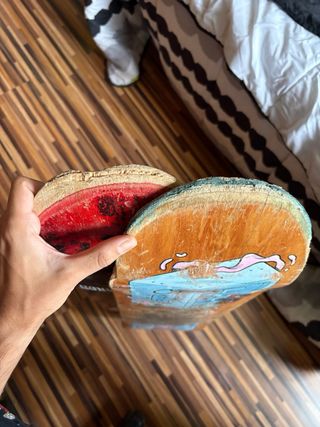 2 Tablas de skate + Ejes(ruedas de regalo reparar)