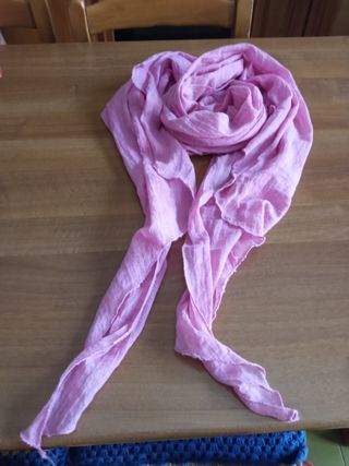 Pashmina donna rosa